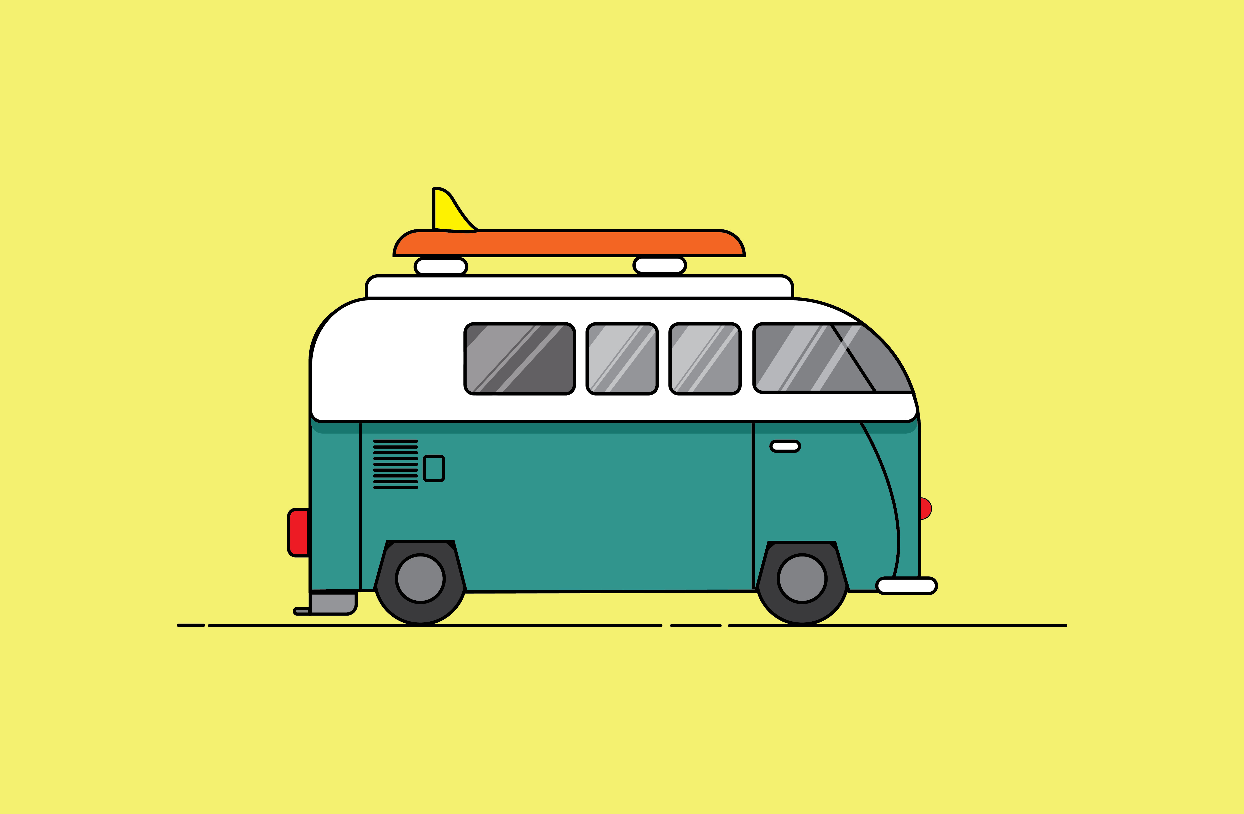 Van Illustration Design graphic design illustration