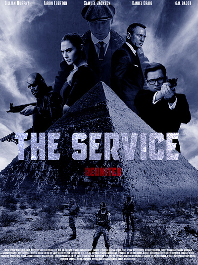 The Service | by Rajveer design fictional graphic design poster