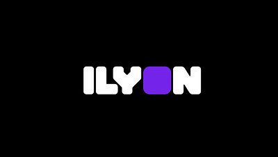 ILYON branding casual gaming custom font design gaming industry graphic design logo typography