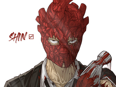 Shin Dorohedoro anime character character illustration comic fan art illustration manga