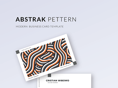 ABSTRAK PATTERN art business card branding business card classic corporate corporatecard design double graphic design layout logo ui