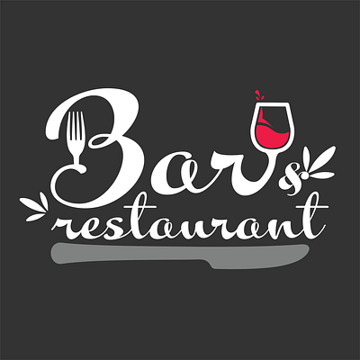 Logo for Bar and Restaurant artwork branding graphic design illustration logo logo design vector