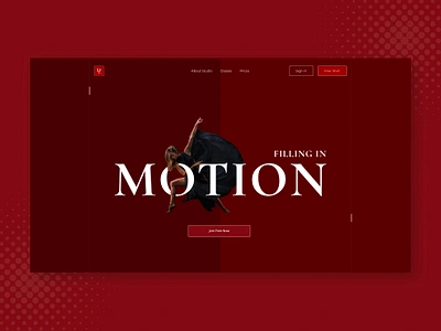 Landing Page | Dance Studio adobe illustrator bachata branding dance dance studio figma graphic design landing pphotoshop sport tilda ui ui design user experience (ux) user interface (ui) ux design visual visual design web design website