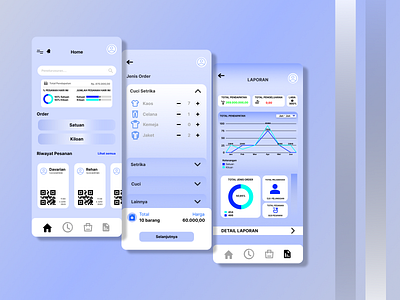 Mobile Laundry laundry mobile ui