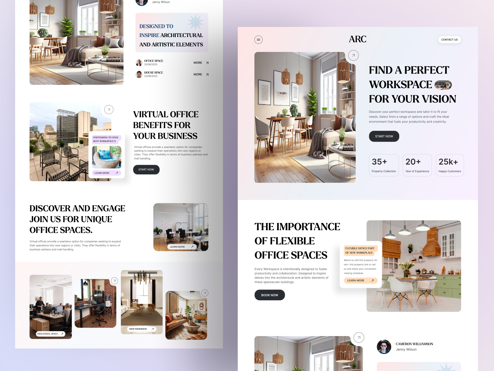 Find Workspace Landing Page by ARC Digital Agency on Dribbble