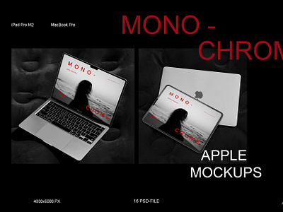 MONOCHROME DEVICE MOCKUPS SET 3d 3d mockup apple device appledevice branding business design device graphic design illustration logo mockup ui