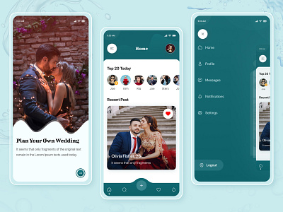 Dating App Concept application app branding dating app mobile app ui ui ux