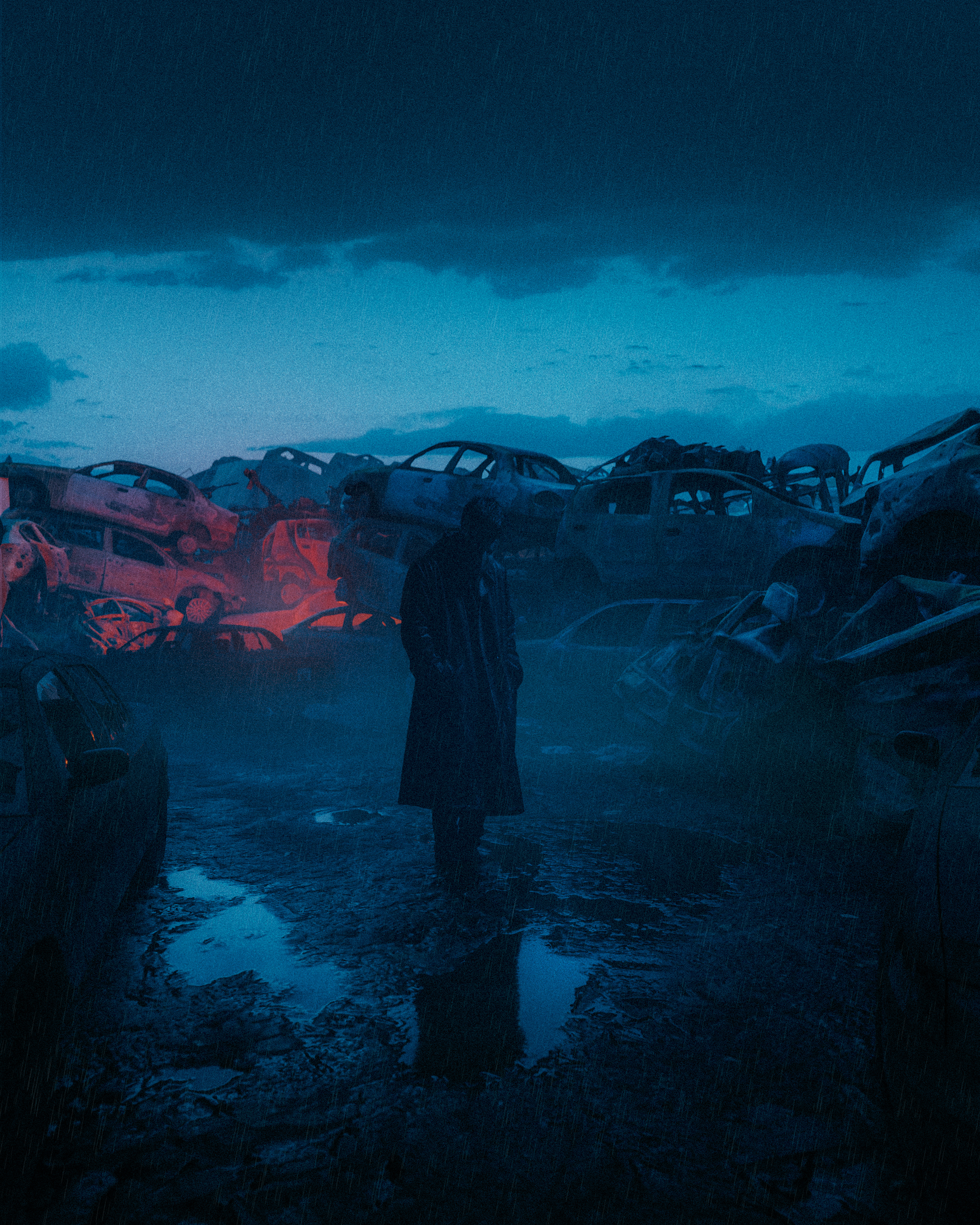 Solitude II 3d cinema cinematic city dark digital art