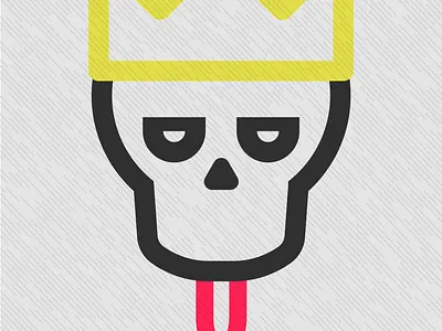 Pog the dead - King graphic design