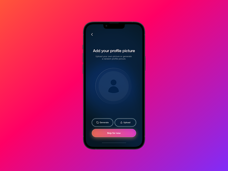 Generate/Upload PFP by Isaac Oreoluwa (Reoworx) on Dribbble