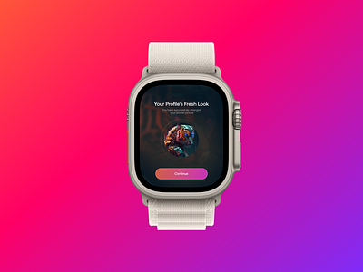 Watch pop up ai app app design apple artificial intelligence crypto explore generate gradient help iwatch notification popup ui uidesign uiux user experience ux uxdesign watch