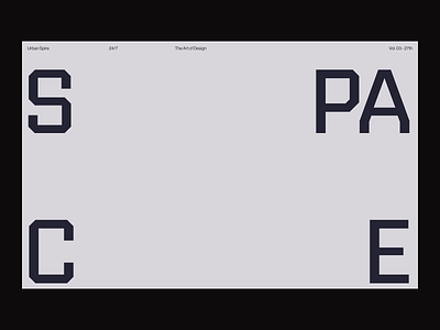 Design//Architecture//Ex.03 animation clean design digital grid layout letters minimal swiss typography