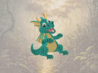 Fun dragon — machine embroidery design dragon embroidery embroidery design embroidery digitizer embroidery digitizing embroidery digitizing company