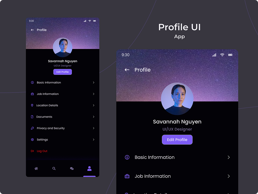 Mobile Profile designs, themes, templates and downloadable graphic ...
