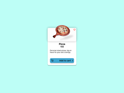 A simple product card. app figma food graphic design product ui