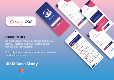 Case Study of Caring Pal Mobile App app branding design graphic design illustration logo mobile typography ui ux vector