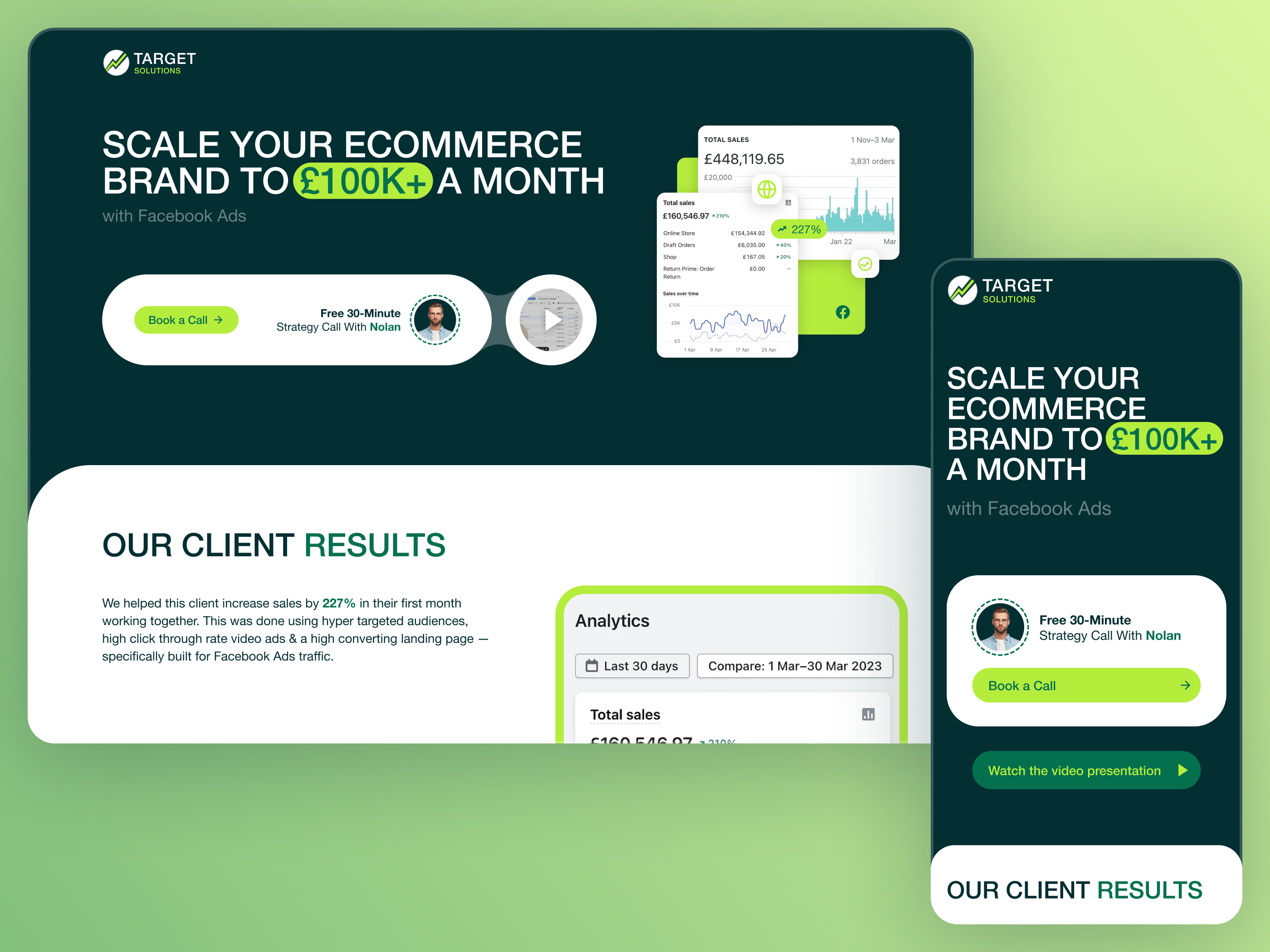 Example of Digital Agency – Website Design, Landing Page