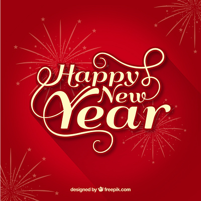 Happy New Year design 2024 animation happy new year