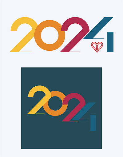 2024 Style A 2024 branding graphic design logo