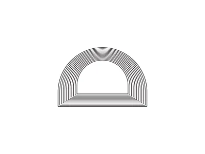 Tunnel - Logo Design Concept 3d black brand brand design branding circle design graphic design illustration logo logo concept logo design minimalist modern monochrome tunnel vector white