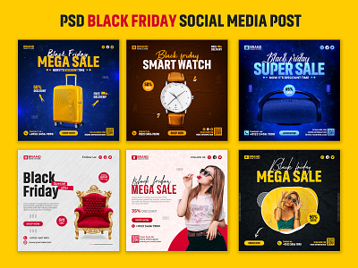 Black friday instagram post or square web banner template 3d animation black friday black friday post black friday story black post branding facebook story graphic design instagram post instagram product logo motion graphics sale post social design square square post square web banner template web banner