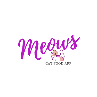 Meows App Icon app icon daily ui logo ui