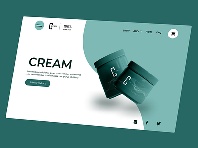 CREAM branding graphic design logo ui