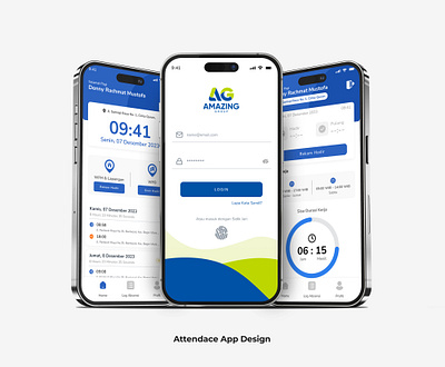 Attendace App Design app app design branding design graphic design ui uiux ux