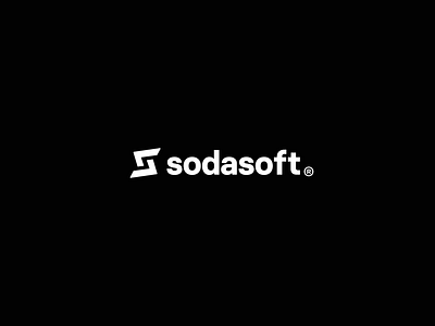 sodasoft branding flat logo design letter s letter s logo logo rebranding s logo soda soda logo soda software sodasoft