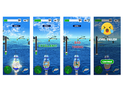 Sonar Fishing Game 3d blender casual game design fishing game game art game design game idea graphic design illustration sonar unity