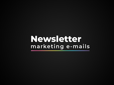 Newsletter collection e mails graphic design mailchimp marketing marketing emails newsletter promotional