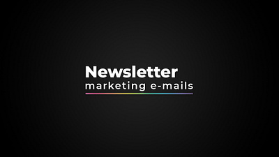 Newsletter collection e mails graphic design mailchimp marketing marketing emails newsletter promotional