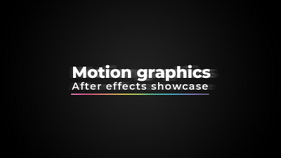 Motion graphics collection after effects motion graphics