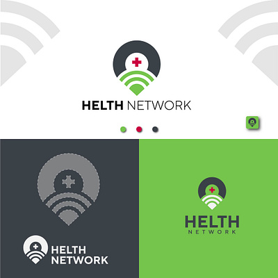 Helth Network applogo branding brandingidea cliniclogo dribbblehelth dribbblelogo graphic design helthcare logo logodesign madicallogo