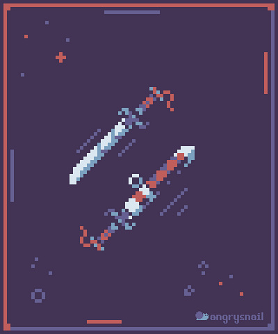 A small dagger! 🔪 16bit 8bit dagger design dnd fantasy fantasyart fantasyweapon gameart illustration medieval minimalistart minimalistic pixel art pixelart retroart sword swordart weapon weaponart