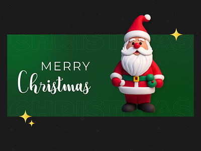 Merry Christmas christmas christmasbanner christmaswish graphicdesign merrychristmas minimal santa santaclause xmas