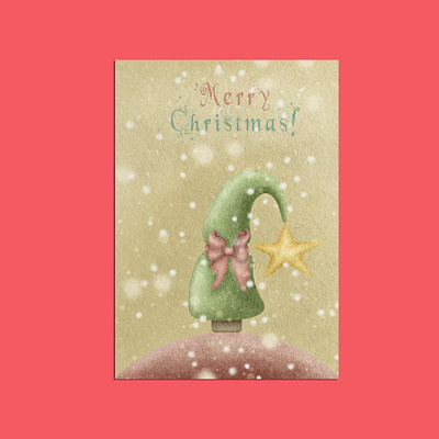 Christmas illustration adobe illustrator adobe photoshop christmas christmas illustration christmas tree christmascard digital 2d ill illustration