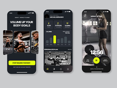 #041 Daily UI Challenge Workout / Exercise figma interface mobile design ui uidesign uxdesign web design workout