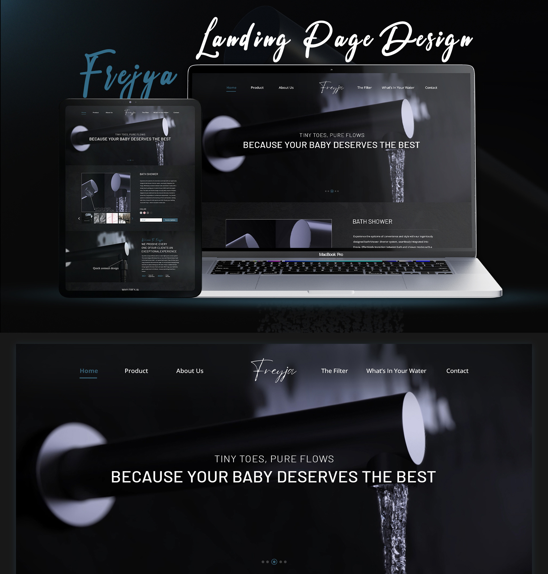Example of I Will Design Landing Page Or Website UI
