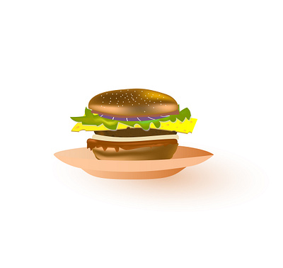 burger design graphic design illustration vector