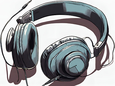 Headphones design graphic design illustration vector