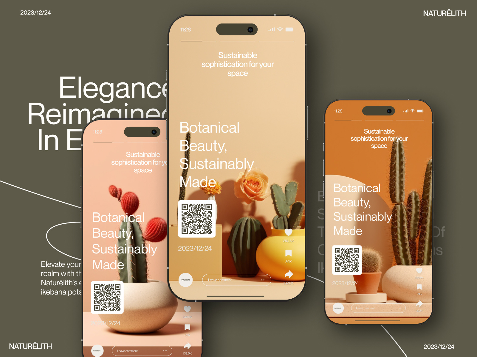 Minimalistic UI design Of Naturelith by Darina Yefymova on Dribbble