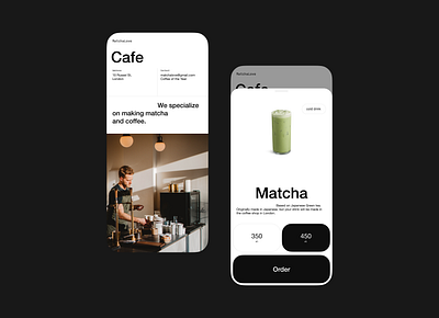 Coffee shop order app branding coffee design figma mobile product design ui ux