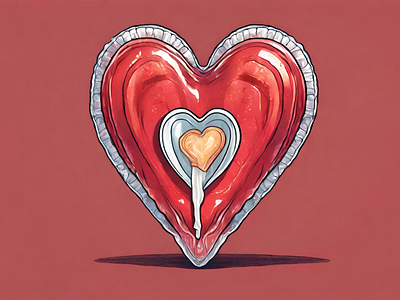 Heart design graphic design illustration vector