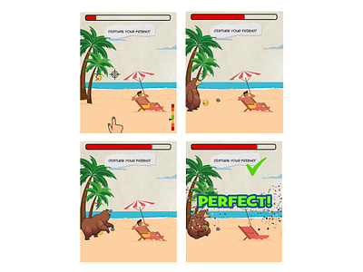 Prank Game | Beach Level 3d beach casual game design game game art game design game idea graphic design illustration puzzle