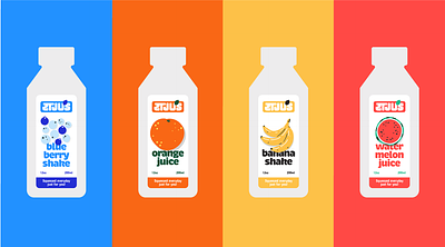 Raju's : Visual Identity for our local Juice Vendor. 3d animation bottle branding case study graphic design health illustration juice logo typography vendor visual identity