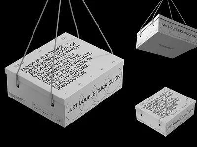 Paper Box Mockup bag box brand branding cardboard cosmetic gift mockup pack packaging paper paper box shipping shoes showcase square