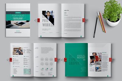 Resume Portfolio agency clean compact designer element minimal modern personal portfolio resume showcase stationery style template web