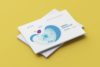 Company Profile Landscape a4 abstract agency annual annual report brochure business clean company company profile layout modern professional profile proposal report template