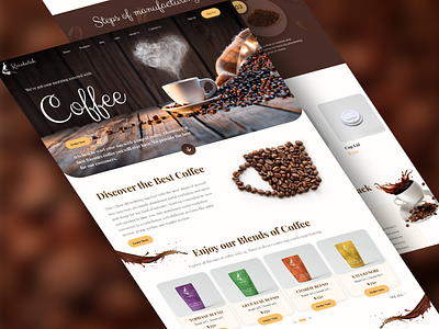 Karabatak Coffee Shop Landing (Case Study) mockup uiux design user experience user interface ux design ux research website website ui